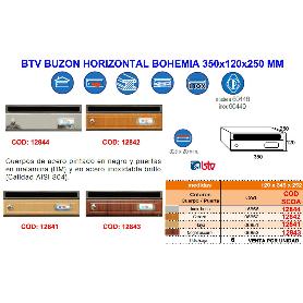BTV BUZON FINSTOCKHORIZ BOHEMIA 6 INOX BRIL 350X120X250 MM 16856