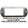 BTV REP PACK   5 TARJETEROS METALICOS INOX 60X24 MM+TORNI. 60603