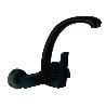 IBERGRIF GRIFO MONOMAN COCINA FREGADER MURAL NEGRO IBIZA M16307B