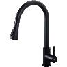 IBERGRIF GRIFO COCINA FREGADERO DUCHETA EXTRAIBLE NEGRO M22136B