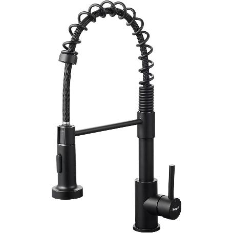 IBERGRIF GRIFO FREGADERO COCINA VERTICAL DUCHETA NEGRO M22143B