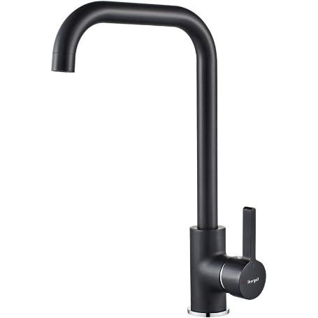 IBERGRIF GRIFO COCINA FREGADERO VERTICAL CAÑO ALTO NEGRO M22105B