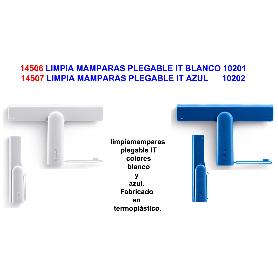 LIMPIA MAMPARAS PLEGABLE IT AZUL 10202 (CAJA 12 UNIDADES)