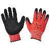 GUANTE SIFERFOAM PALMA NITRILO SANDY ROJO-NEGRO T-9 L TESEO (CAJA 12 UNIDADES)