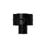 ESTUFA PELLET ANTIRREVOCANTE VITRIFICADO 80 MM PVTERA080