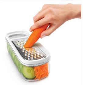 MENAJE RALLADOR C- CONTENEDOR  3 CUCHILLAS INOX 21 CM  199710000
