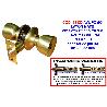 AVL POMO LATON MATE PICAPORTE 60 Y 70 MM LLAVE Y CONDENA 100T