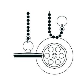 TECNO KIT MONTAJE LAV.BID(ORO) 1-1-2(K-61O) 50411
