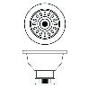 TECNO VALVULA DESAGÜE FREGADERO VERTI 85 Ø 1-1-2 40Ø (T73) 50346