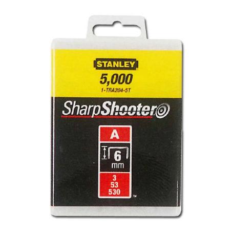 STANLEY GRAPAS TIPO A 1-TRA204T (5-53-530)   6 MM 1000 U