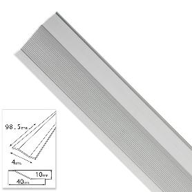 TAPAJUNTAS ADHESIVO PARA CERAMICA METAL PLATA   98,5 CM.