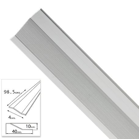 TAPAJUNTAS ADHESIVO PARA CERAMICA METAL PLATA   98,5 CM.