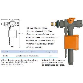 PRHIE VALVULA FLOTADOR LATERAL CISTERN WC ALTA-BAJA ALTIS 80100
