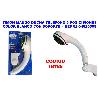 PLUVIA MANGO DUCHA TELEFONO 5 POSIC.BLANCO+SOPORTE 02-04020505