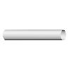 NEGARRA LACADO BLANCO TUBO 1,0  METROS 110 MM 193000