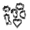 MENAJE METALTEX JUEGO 6 MOLDES CORTAPASTAS ACERO INOX 252350004