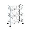 MENAJE METALTEX CARRO 3 ESTANTES 42X26X64CM LUGANO 340103002