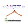 MENAJE METALTEX PERCHA PARA ABRIGO MADERA 45 CMS  551220