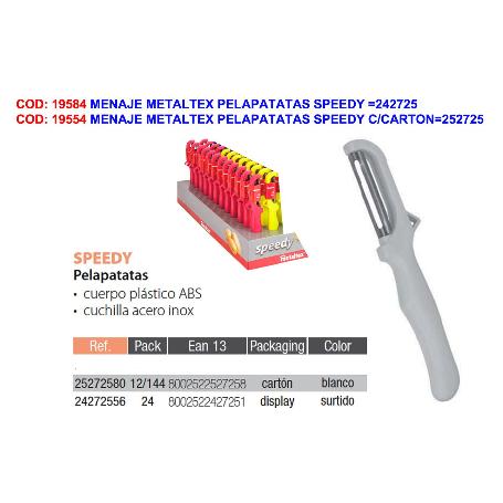 MENAJE METALTEX PELAPATATAS SPEEDY  242725021