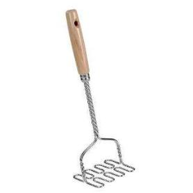 MENAJE METALTEX PRENSAPATATAS MANGO DE MADERA REF 195100001
