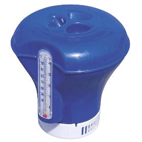 PISCINAS FINSTOCK DOSIFICADOR CLORO COLORES + TERMOMETRO 58209