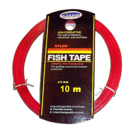SIFER GUIA PASACABLES NYLON ELECTRICIDAD Ø 4 MM X 10 MT 2310NL