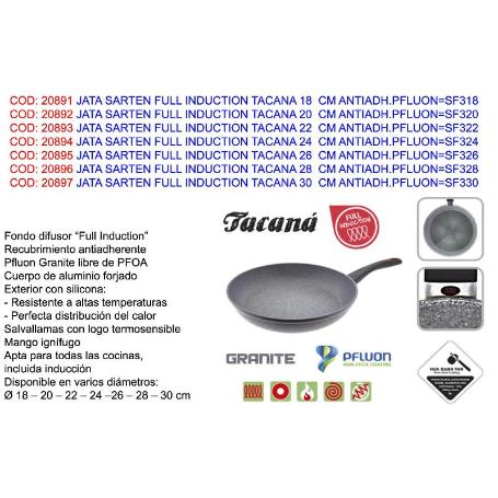 JATA FINSTOCK SARTEN INDUCTION TACANA 26CM ANTIADH NO PFOA SF326