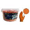 GUANTE SIFER NITRILO 8M DIAMAN-NARANJA-DUNE CUBO 150U T-M