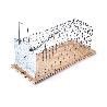 SWISSINNO RATONERA JAULA METAL BASE MADERA 29X12 CM 1 585 001