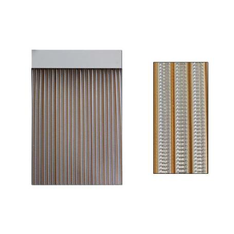 CORTINA DE PUERTA CINTA DUERO 90X210 Nº 2 MIEL-TRASPARENT 11401D