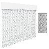 CORTINA PUERTA CORDON ESPIRAL TAMBRE 90 X 210 CRISTAL 20201D