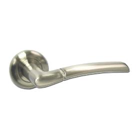 AYR MANILLA ROSETA ALUMINIO 52 Ø SATIN-BRILLO JUEGO A8803