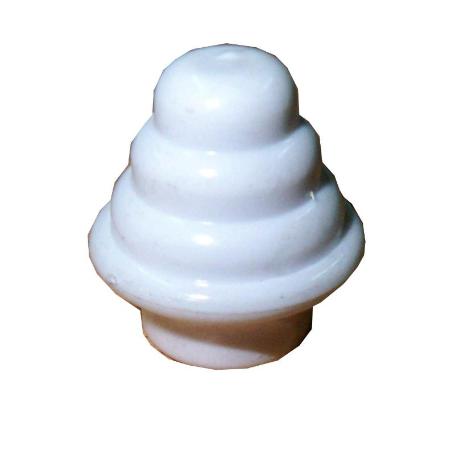 TERMINAL BARRA ARMARIO 12 MM BLANCO 1202203
