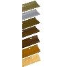 AMIG 1110 | TAPAJUNTAS  2 | 720 MM | ALUMINIO | ORO