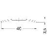AMIG FINSTOCK TAPAJUNTAS CUBREMOQUETAS  1-72 DORADO ATORNI BLIST