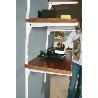 AMIG 7071 | SOPORTE PARA ESTANTES  8500 | 15 CM | ACERO | BLANCO