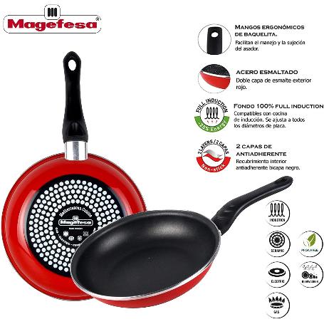 MAGEFESA PRAGA SARTEN PIEDRA 20 ACERO ESMALTADO   01114888
