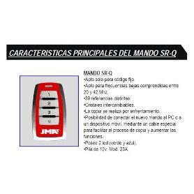 JMA MANDO DISTANCIA SR-Q QUARZO CODIGO FIJO (FREC. 20 Y 42  MHZ)
