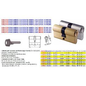 BAJA IFAM CILINDRO D EUROPERFIL NORMAL 30X30 LATON  R15 031300