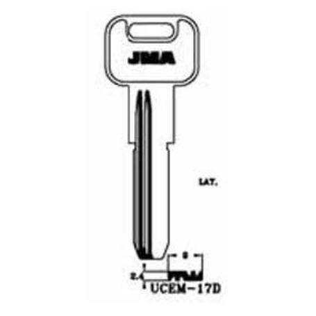 LLAVES JMA SEGURIDAD LATON MOD UCEM-17D