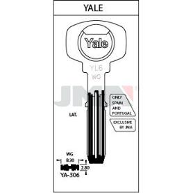 LLAVES JMA SEGURIDAD LATON MOD YA-306