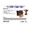 BAHCO KIT PISTOLA IMPACTO 18V 1-2 BCL33IW2K1 + 2 BAT + MALET