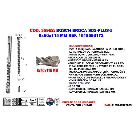 SDS PLUS-5_8 X 50 X 115