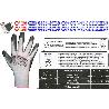GUANTE SIFER NITRILO GRIS DOBLE CAPA NYLON T-M 8 SINIGRIS IRIS (CAJA 12 UNIDADES)