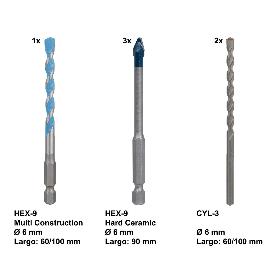 SET BROCAS HEX-9 HARDCERAMIC+ CYL-3