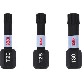PUNTA PRO T IMPACT, T20 X 25, T25 X 25, T30 X 25&NBSP;MM, 3 UDS.