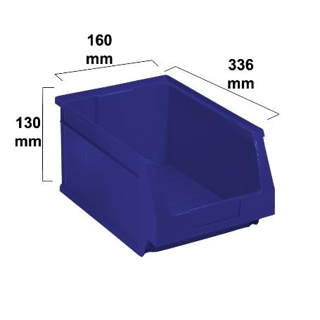 Tayg gaveta apilable industrial azul nº53 336x160