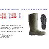 DUNLOP BOTA AGUA GOMA  VERDE CAÑA ALTA DANE Nº 44 K680011