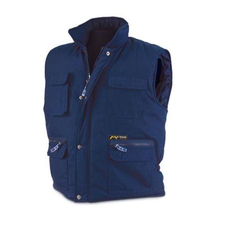 ROPA FINSTOCK ABRIGO CHALECO AZUL MULTIBOLSILLO XL 288VMA POLIES