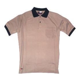 ROPA FINSTOCK POLO MARTINIQUE CORTA BEIG T-  L V083